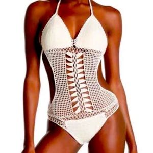 Beauty & the Beach Crochet Bathing Suit
